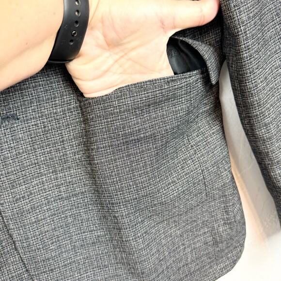 John Varvatos Men's Wool Sport Coat Blazer Office Jacket Grey Pattern Size 36R - Picture 4 of 11